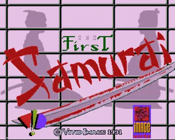 First Samurai, The_Disk1 screen shot title